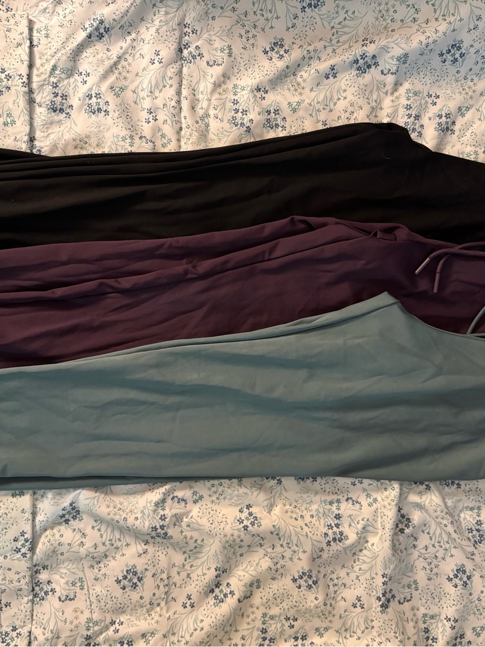 Women’s Track Joggers in Black, Deep Purple & Sage - Comfortable Everyday Pants